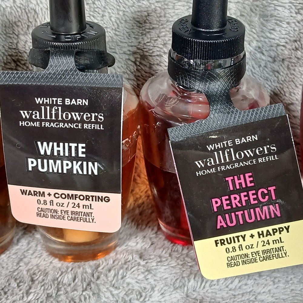 Bath & Body Works Wallflowers Refill Lot 12pc Mixed Scents 0.8oz Glass - Picture 3 of 11